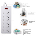 Surge Protector 6 Port Us Prise secteur avec 6 ports Smart Fast USB Charger